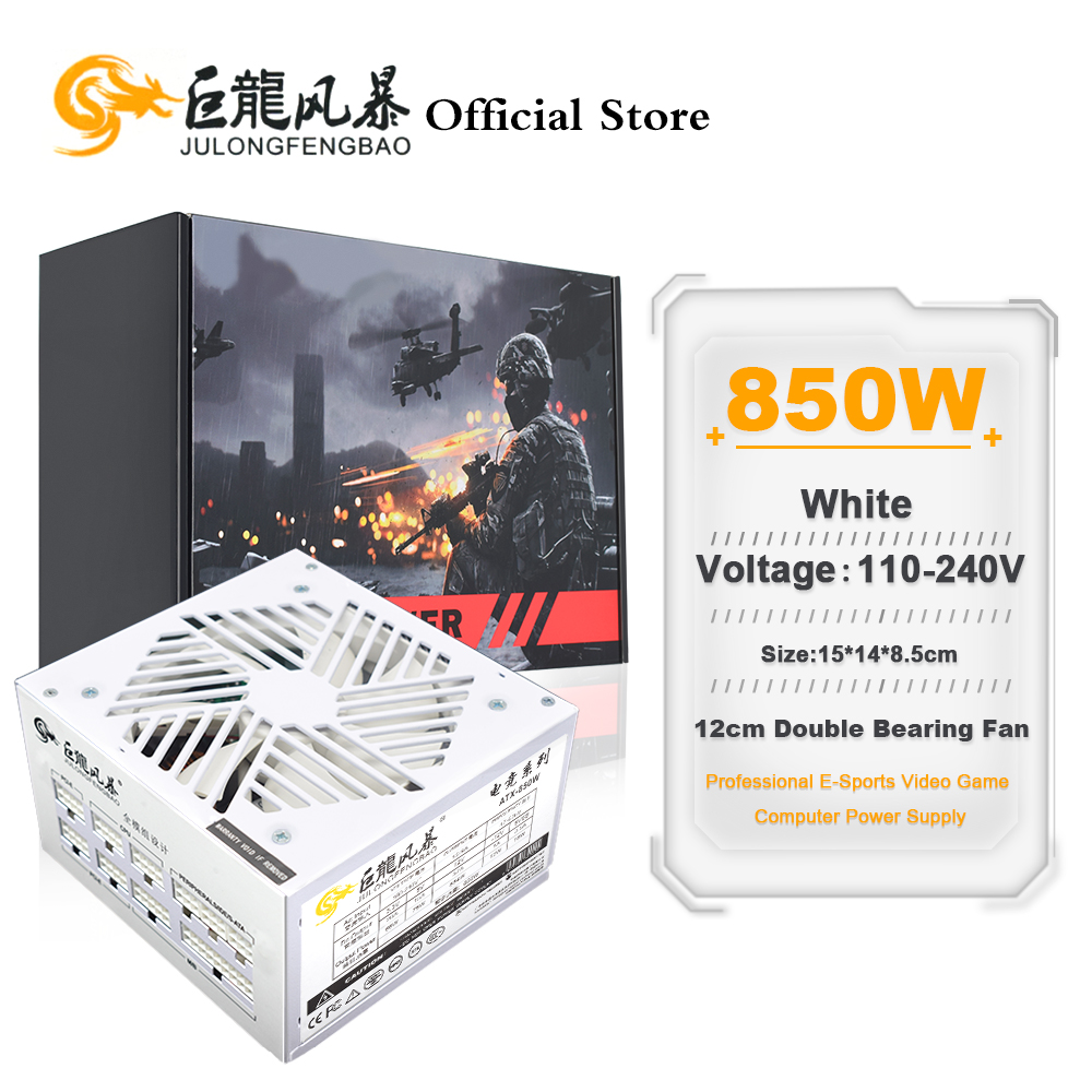 Weißes, vollmodulares 850-W-AT – 1000W White Modular Power Supply Bewertung und Preis